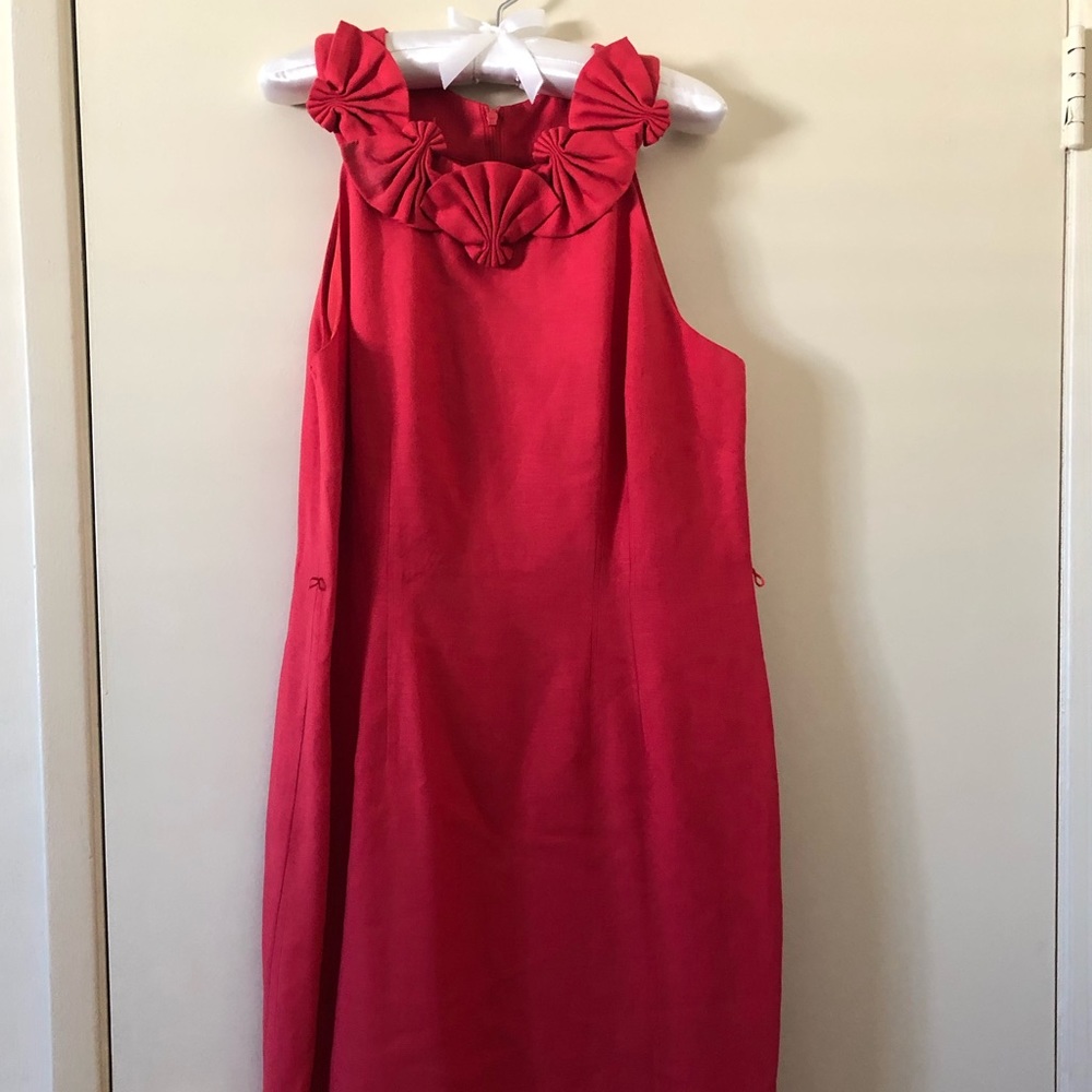 Red cocktail dress